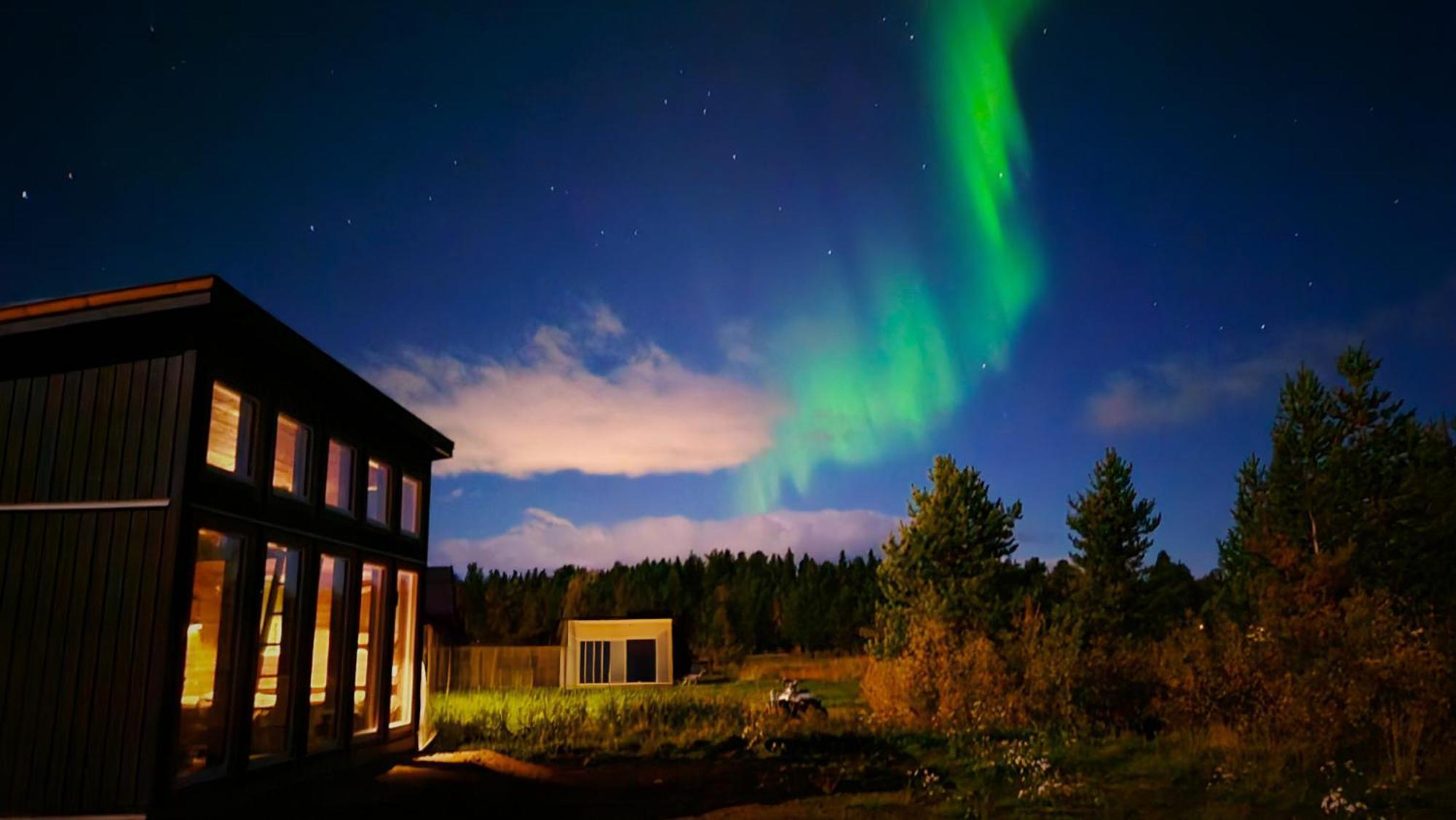 Reindeer River Lights Lodge Kiruna Zewnętrze zdjęcie